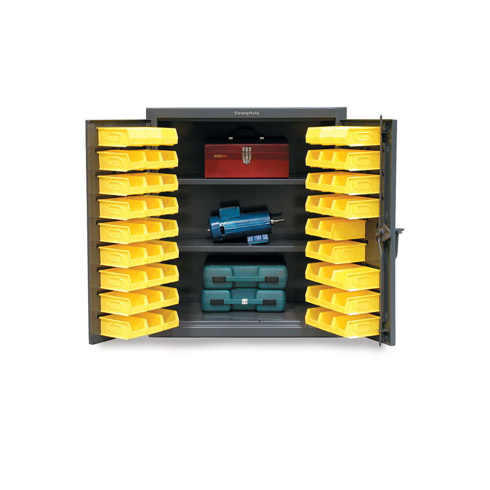 Counter Height Bin Storage Cabinet With Shelves Strong Hold with regard to size 1000 X 1000
