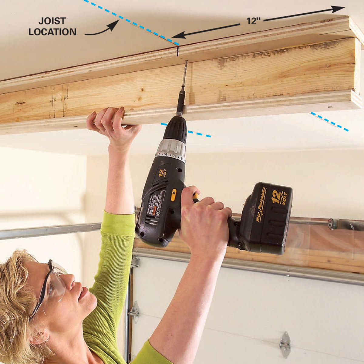 Create A Sliding Storage System On The Garage Ceiling with regard to proportions 1200 X 1200