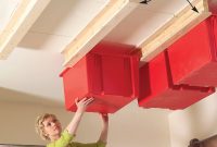 Create A Sliding Storage System On The Garage Ceiling with regard to size 1200 X 1200