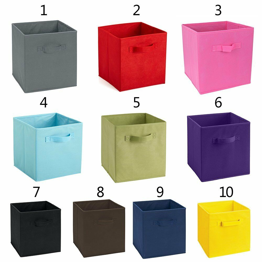 Cube Basket Storage Bin Closet Toy Storage Box Container Organizer with measurements 1000 X 1000