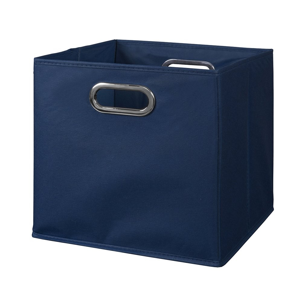 Cubo Foldable Fabric Storage Bin Blue regarding dimensions 1000 X 1000