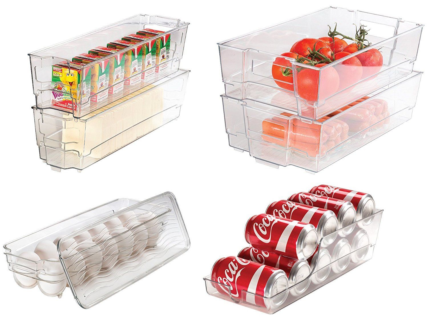 Culinary Edge Refrigerator Freezer Pantry Storage Organizer Bins regarding size 1500 X 1127