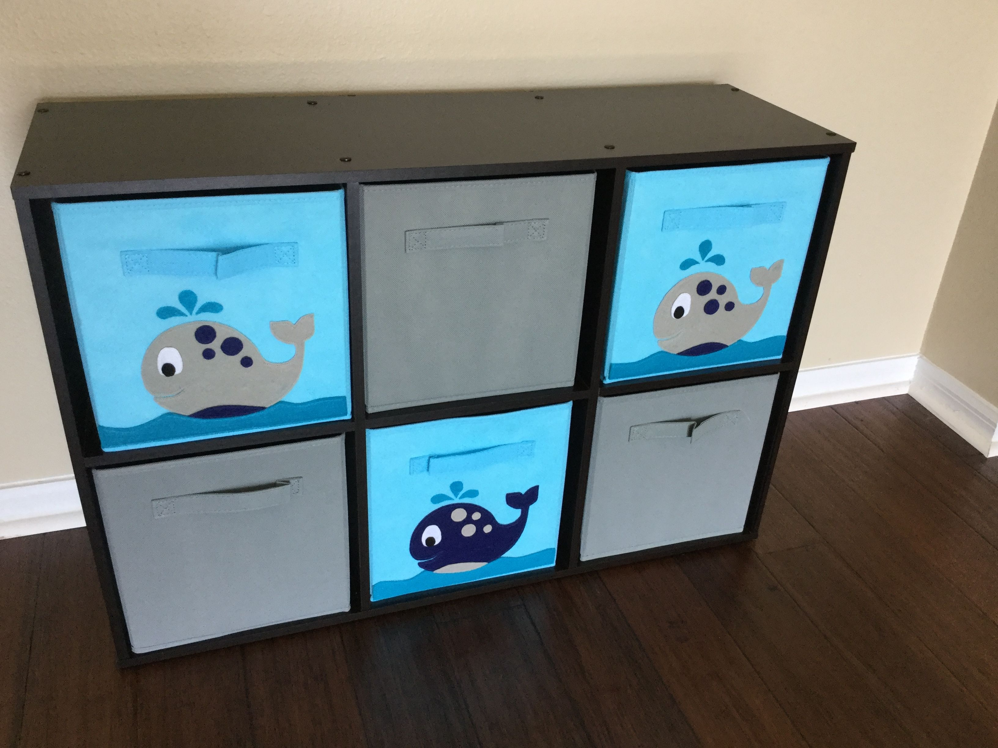 Custom Ordered Whale Cube Storage Bin Set Perfect For Nursery for sizing 3264 X 2448