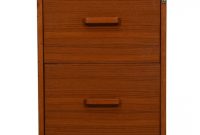 Danish Teak 2 Drawer Locking File Cabinet From Modern Mobler Of with size 1080 X 1080