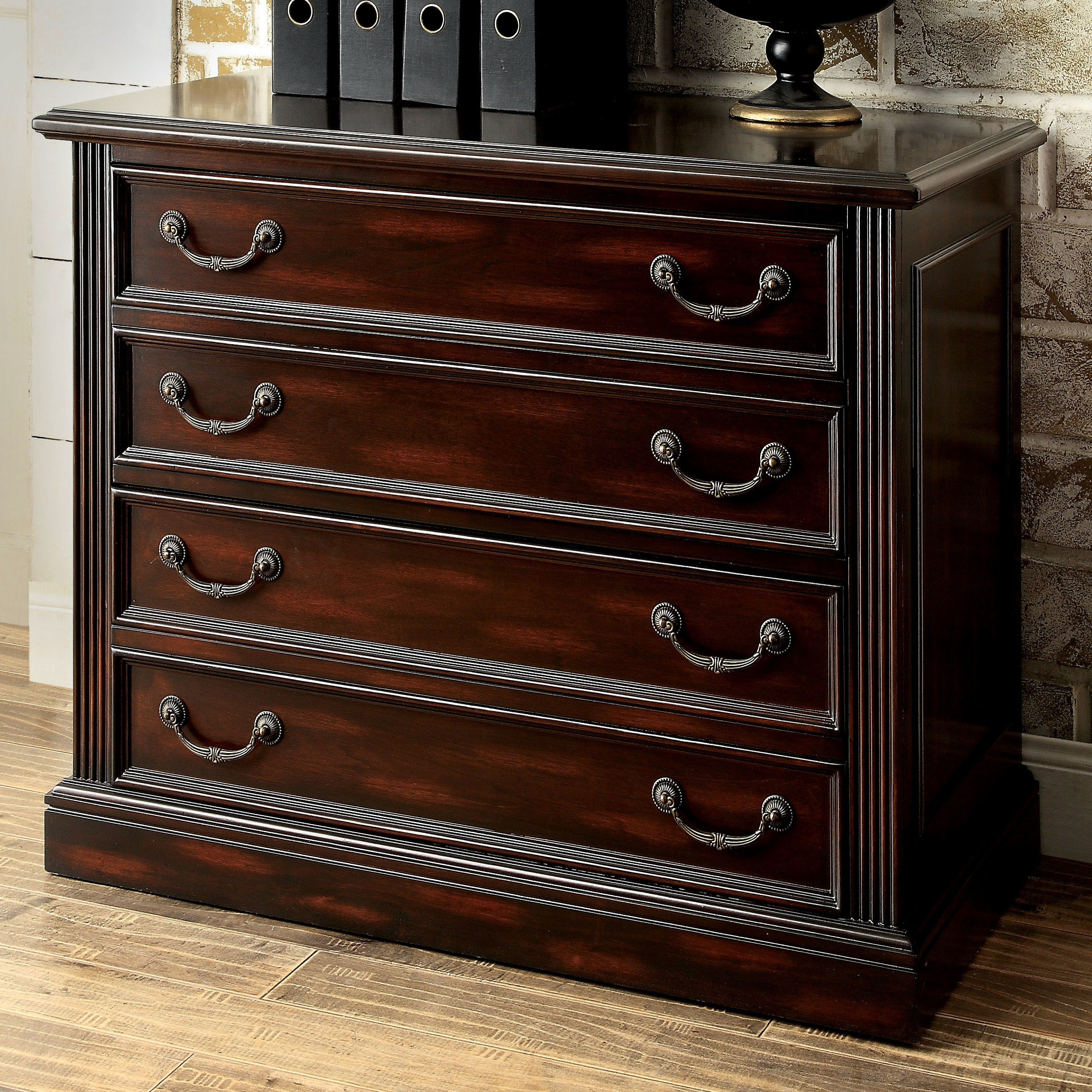 Dar Home Co Gertrude 4 Drawer Lateral Filing Cabinet Wayfair within measurements 2455 X 2455