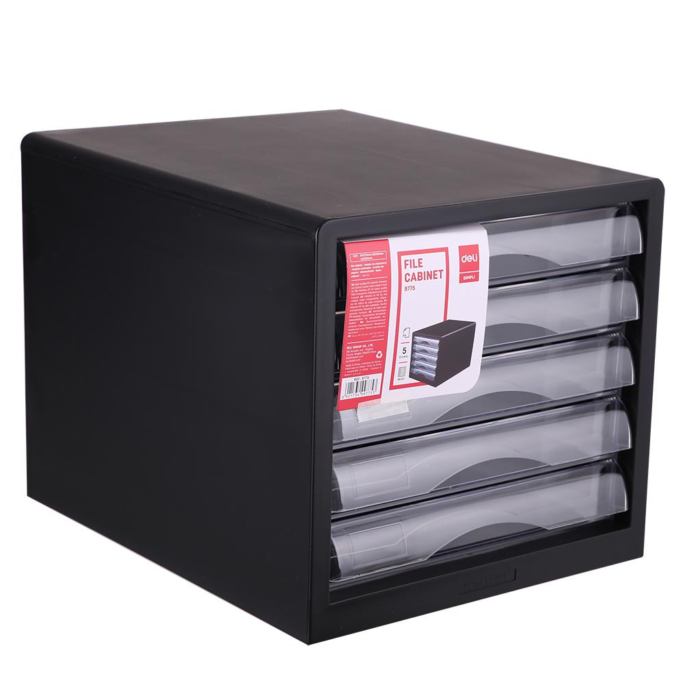 Deli Plastic File Cabinet 5 Drawers E9775 inside size 1000 X 1000