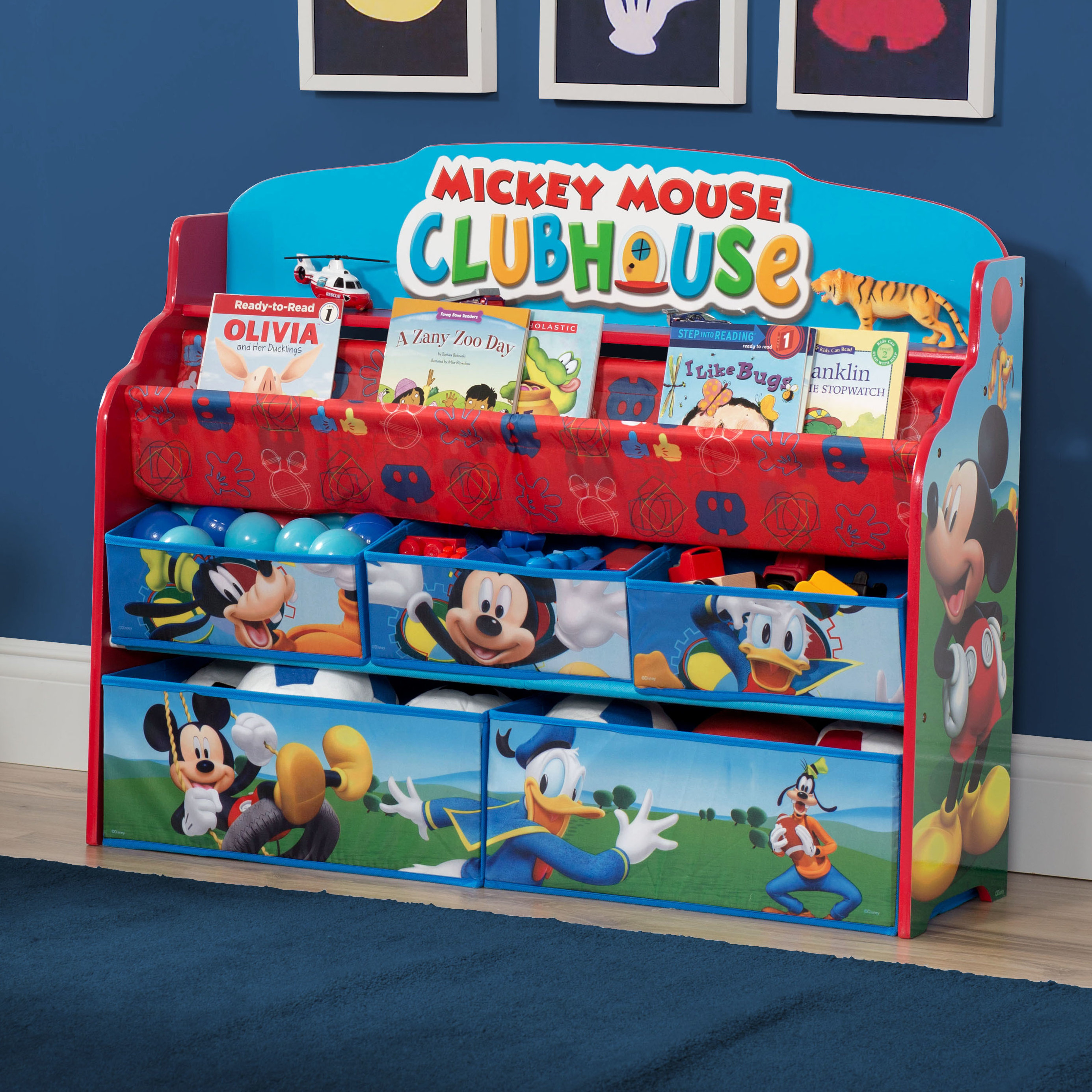 Delta Children Deluxe Mickey Mouse Book Toy Organizer Reviews with sizing 2771 X 2771