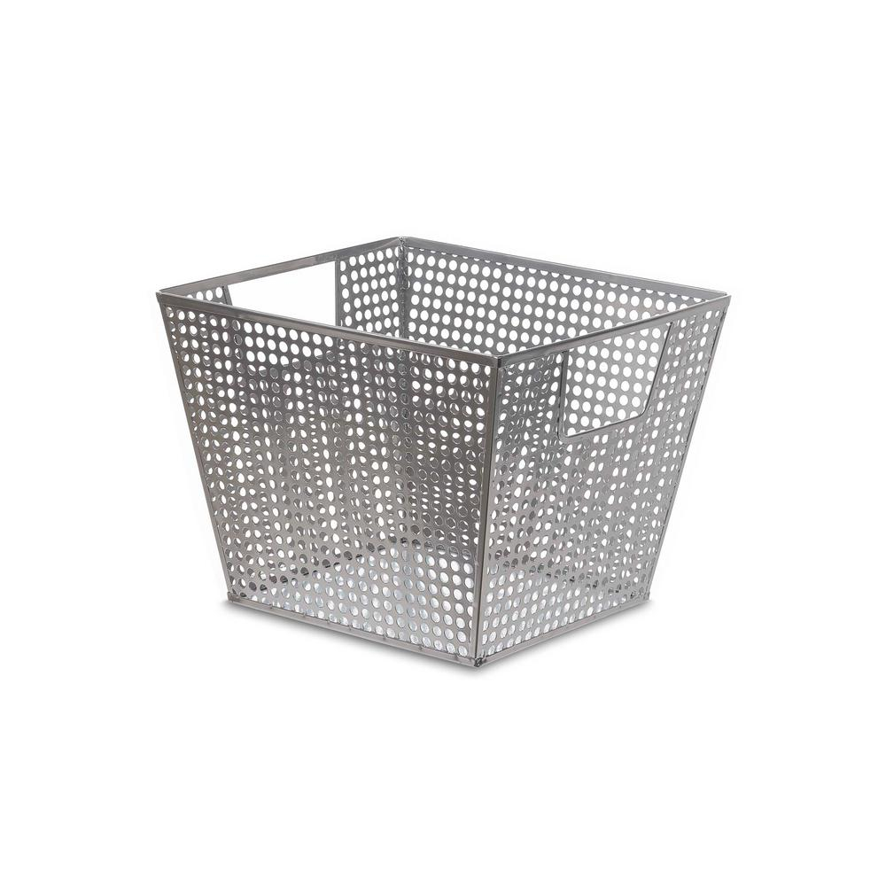 Design Ideas Edison 115 X 105 X 85 Metal Storage Bin 5421219 with regard to dimensions 1000 X 1000