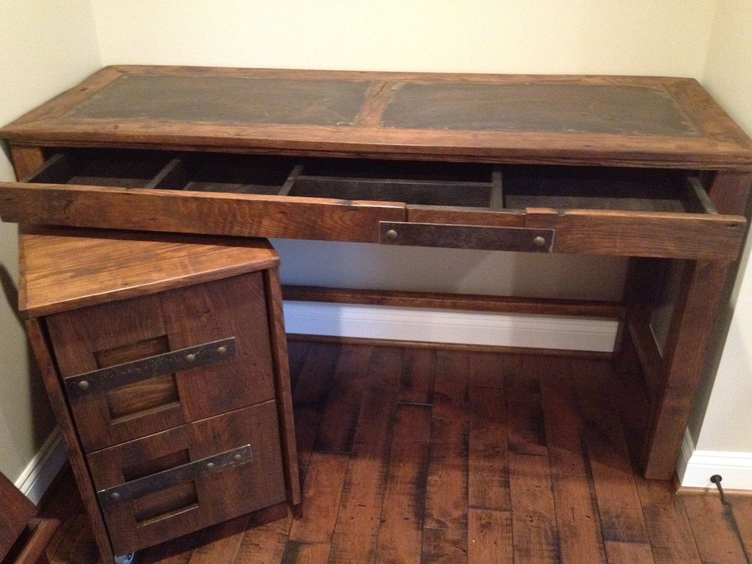 Desk With File Cabinet Design Pochiwinebarde regarding dimensions 1500 X 1125