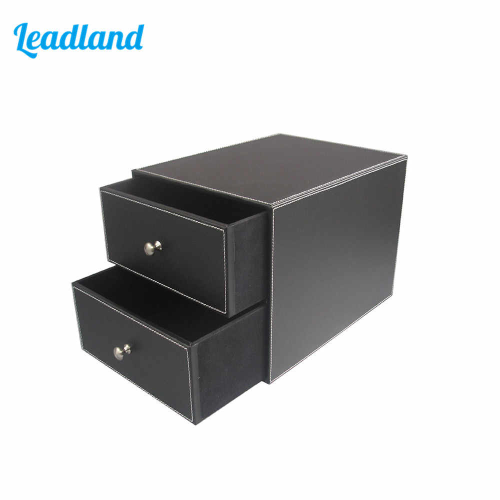 Detail Feedback Questions About File Box 2 Drawer 2 Layer Pu Leather for dimensions 1000 X 1000