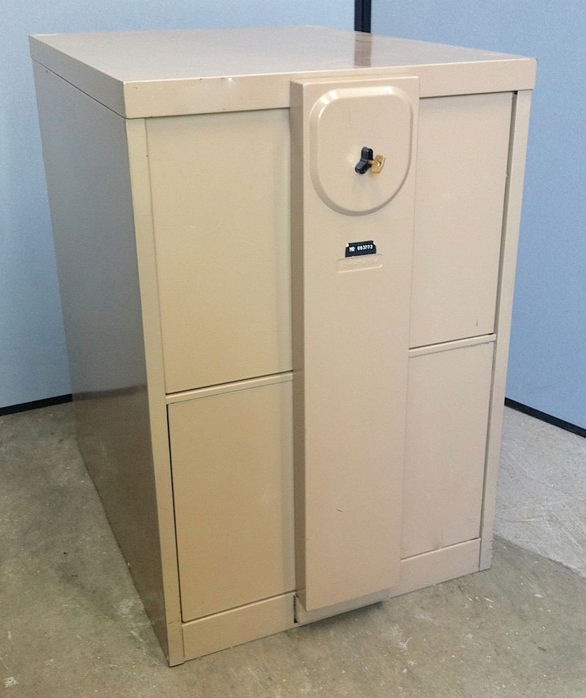 Details About High Security 2 Drawer Filing Cabinet With Chubb within size 839 X 1000