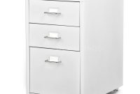 Details About White Metal File Cabinet Mobile Storage Filing Cabinet 3 Drawers 4 Casters V5v7 regarding size 1000 X 1000