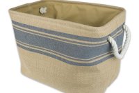 Dii Rectangle Burlap Bordered Decorative Bin Gray In 2019 with measurements 1000 X 1000