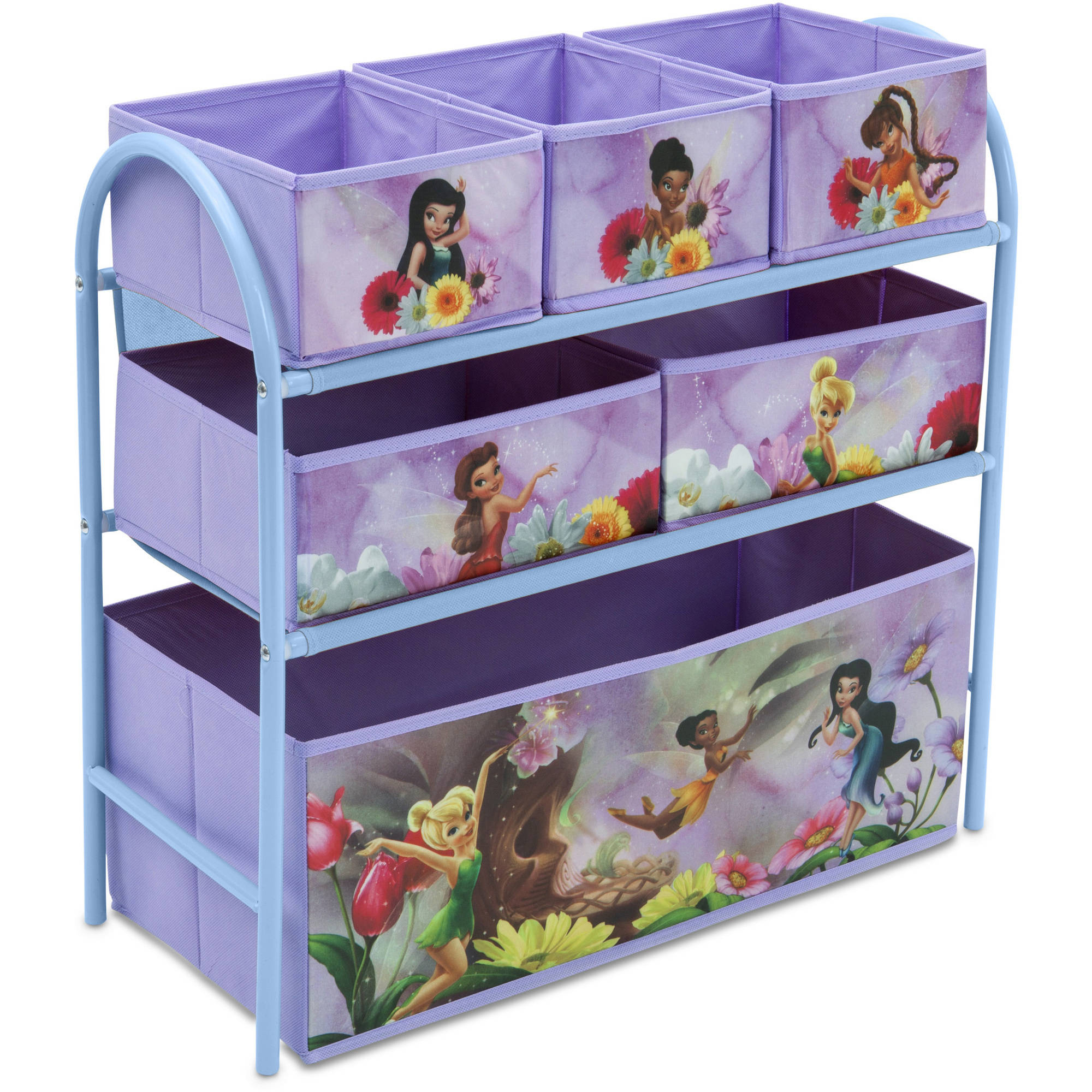 Disney Fairies Tinkerbell Multi Bin Toy Box Organizer Retailadvisor for sizing 2000 X 2000