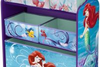 Disney Little Mermaid Multi Bin Toy Organizer Girls Room Little within dimensions 1282 X 1500