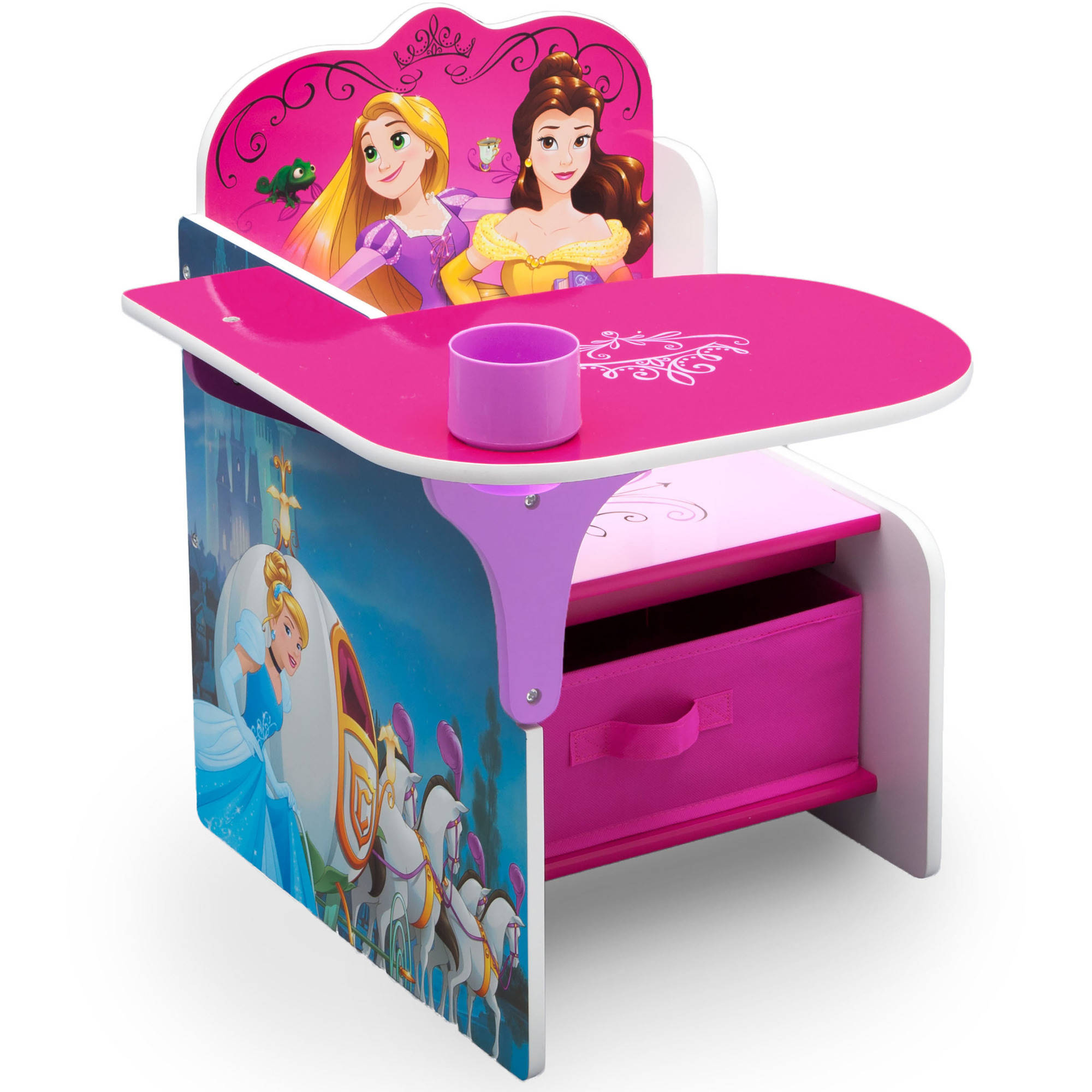 Disney Princess Chair Desk With Storage Bin Delta Children pertaining to proportions 2000 X 2000