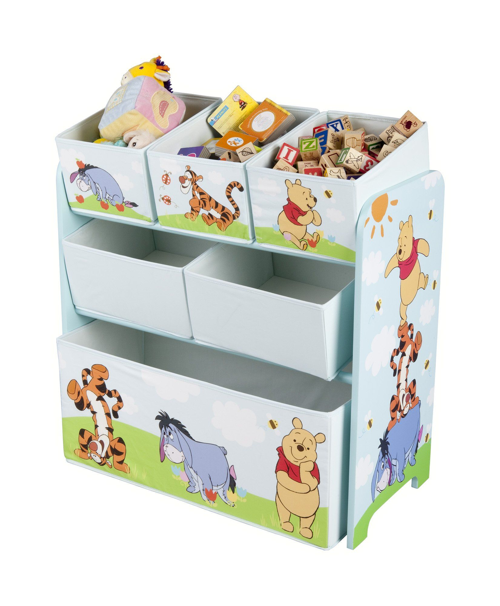 Disney Winnie The Pooh Multi Bin Toy Organizer Amazoncouk regarding size 1651 X 2000