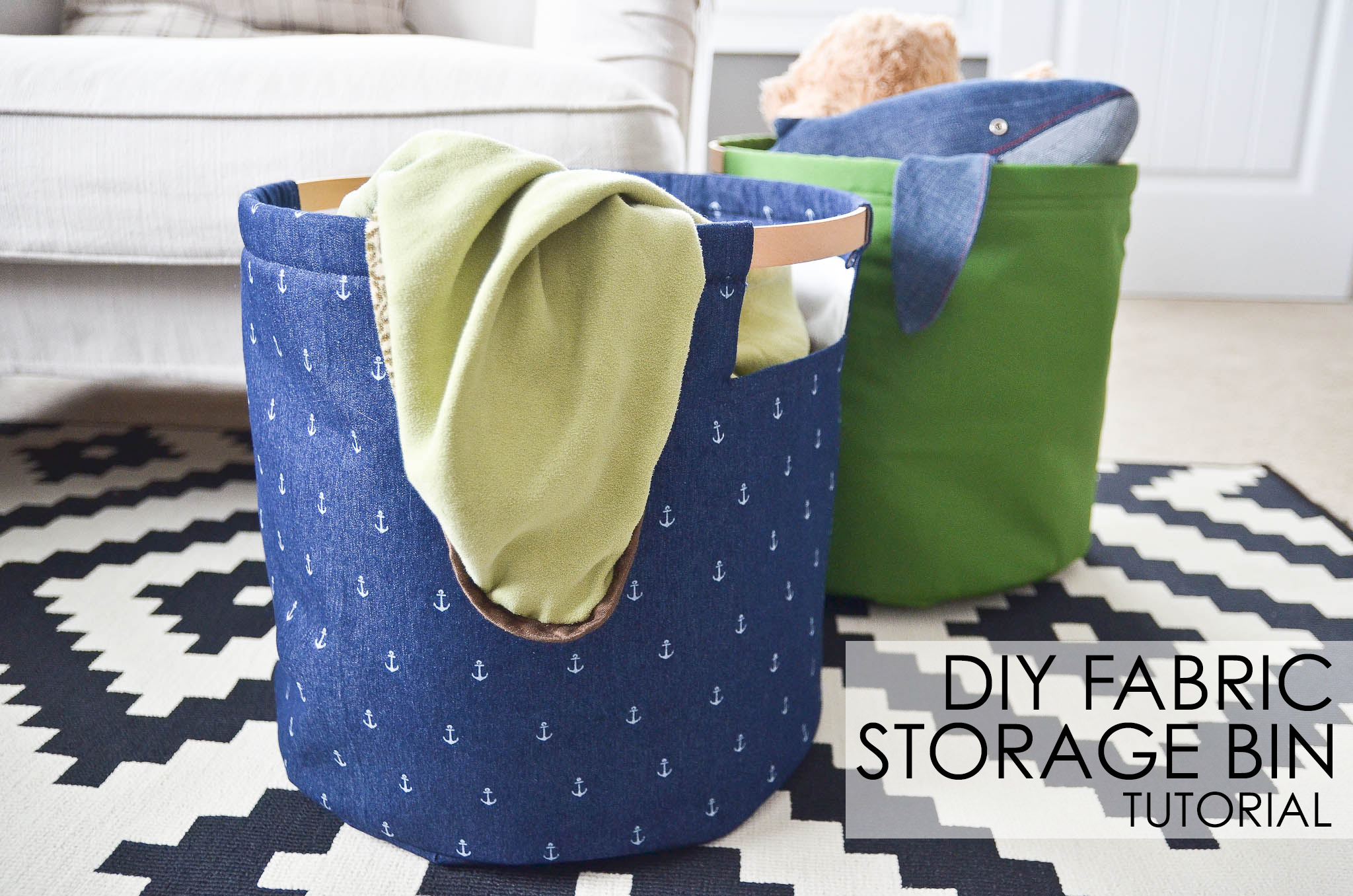 Diy Fabric Storage Bins Project Nursery intended for proportions 2048 X 1356