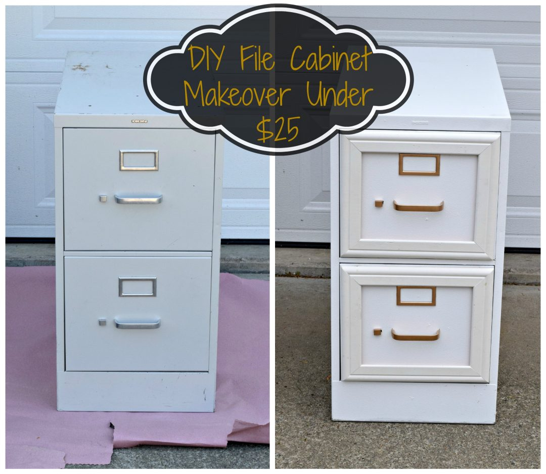 Diy File Cabinet Makeover Sweet Somethings within proportions 1080 X 938