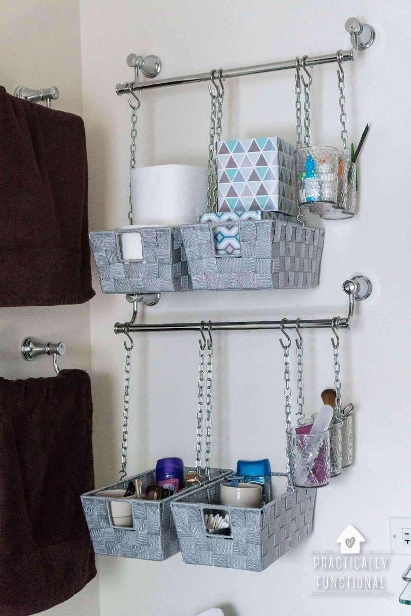 Diy Hanging Storage Bins For Over The Toilet Storage Christmas in proportions 800 X 1200