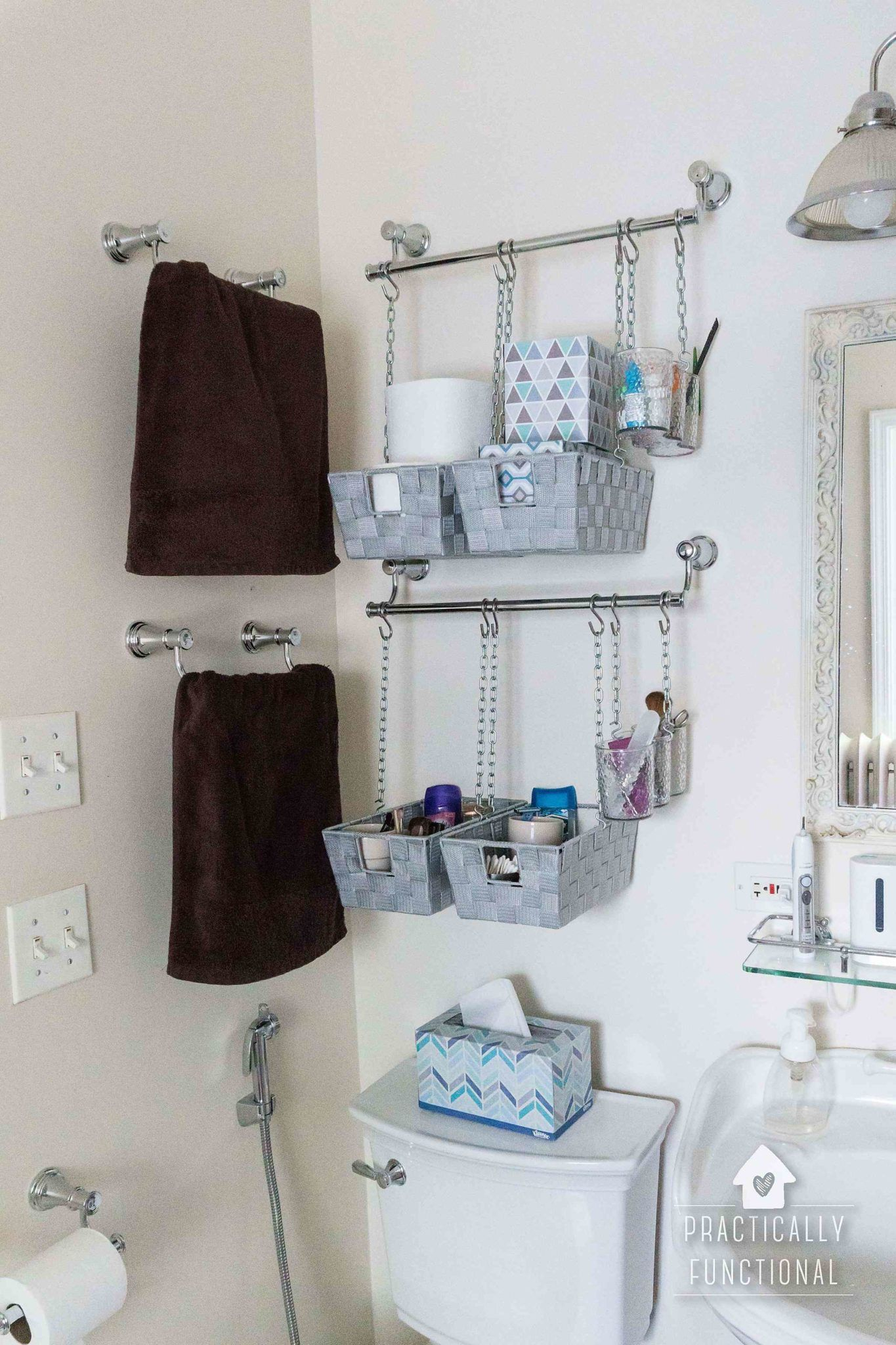 Diy Hanging Storage Bins For Over The Toilet Storage Ideas For The throughout size 1365 X 2048