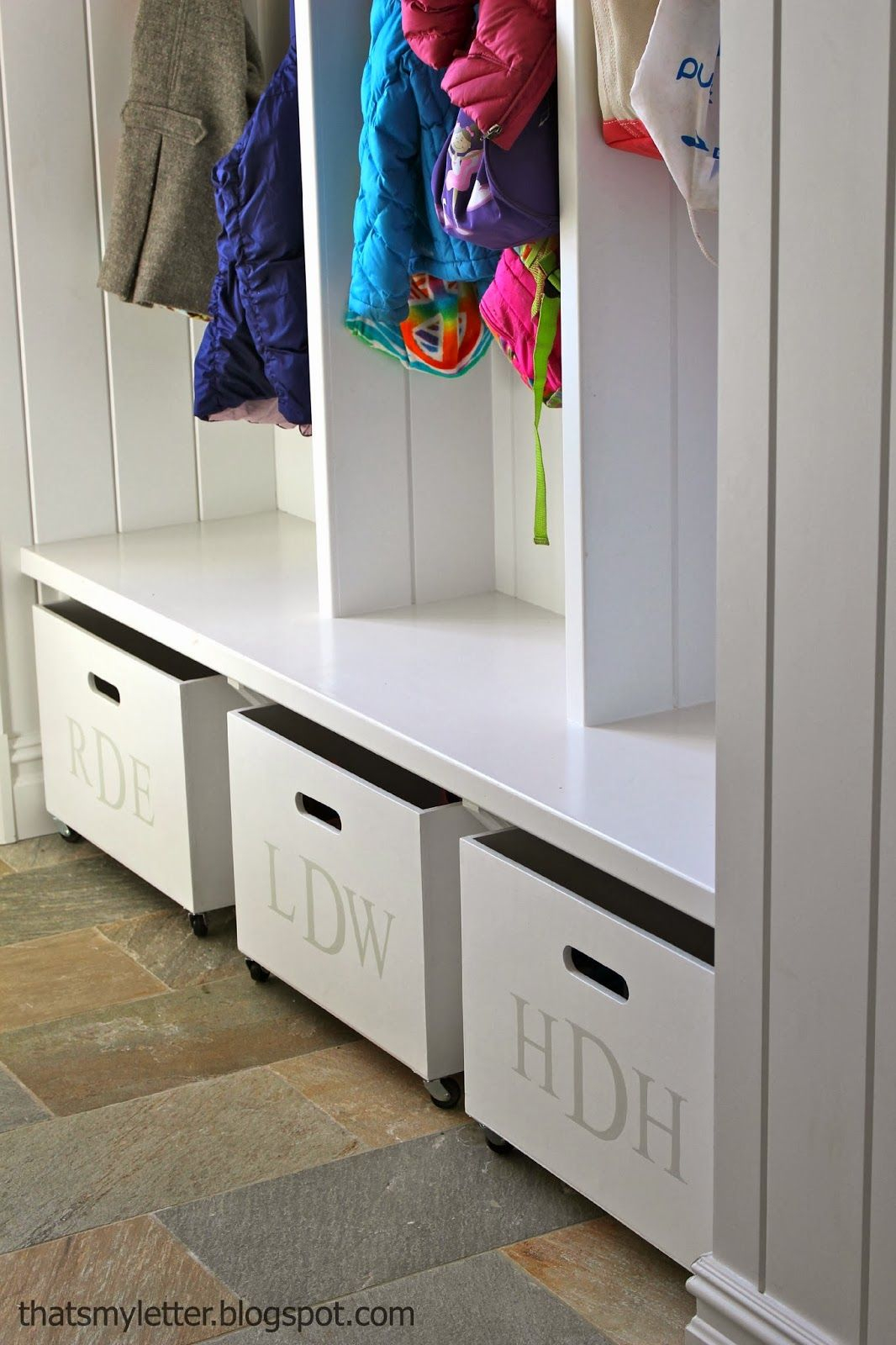 Diy Mudroom Bins On Wheels Woodworking Plans And Ideas Mudroom throughout proportions 1066 X 1600
