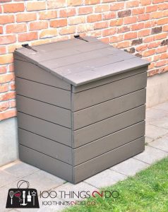 Diy Outdoor Garbage Bin Building Furniture Garbage Can Storage with size 900 X 1134