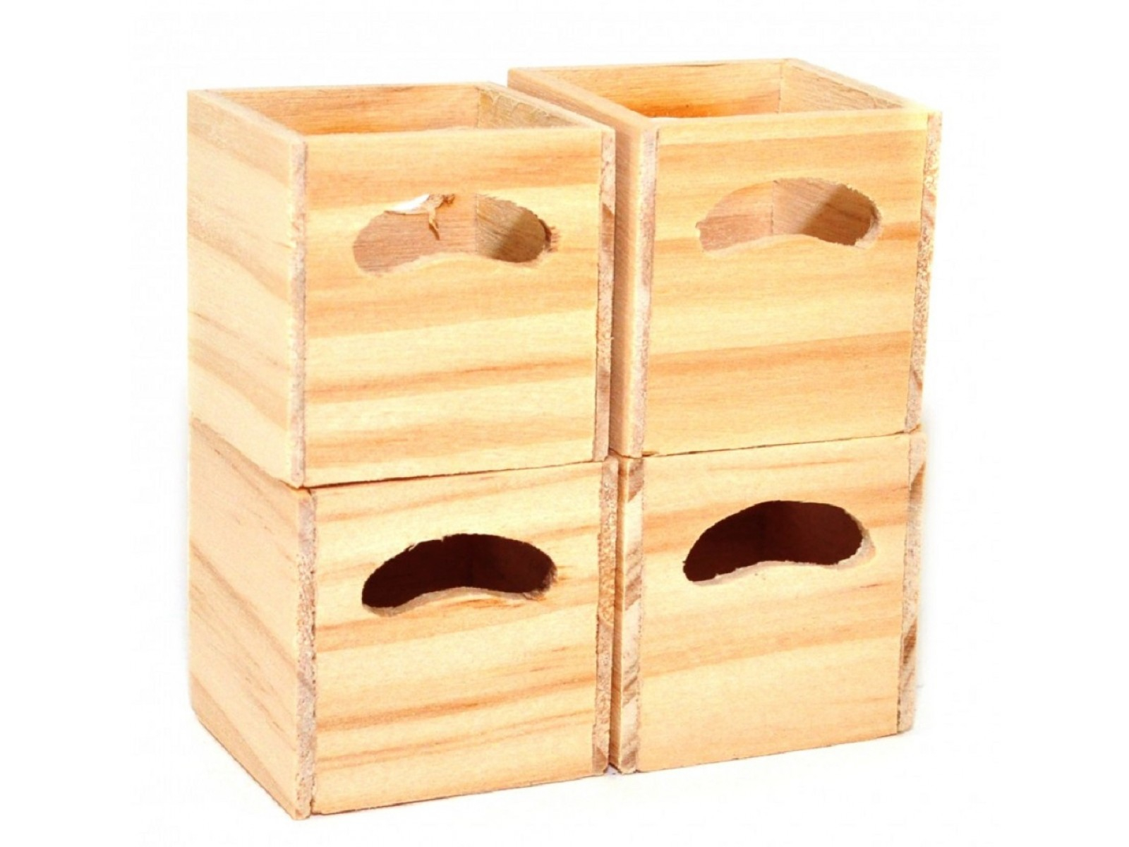 Dolls House 4 Modern Bare Wood Cube Storage Boxes Miniature 112 intended for size 1600 X 1200