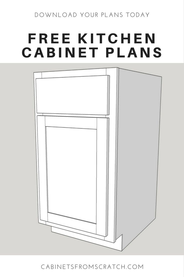 Download Free Kitchen Cabinet Plans Woodworking Plans Cabinet for measurements 735 X 1102
