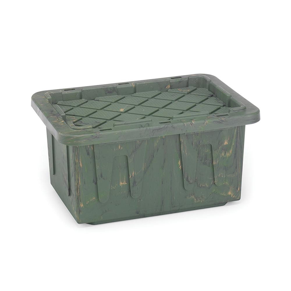 Durabilt 15 Gal Storage Box Camo Set Of 6 4415cmogec06 The in size 1000 X 1000