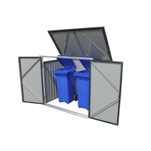 Duramax Building Products 5 Ft X 3 Ft Metal Trash Bin Storage intended for proportions 1000 X 1000