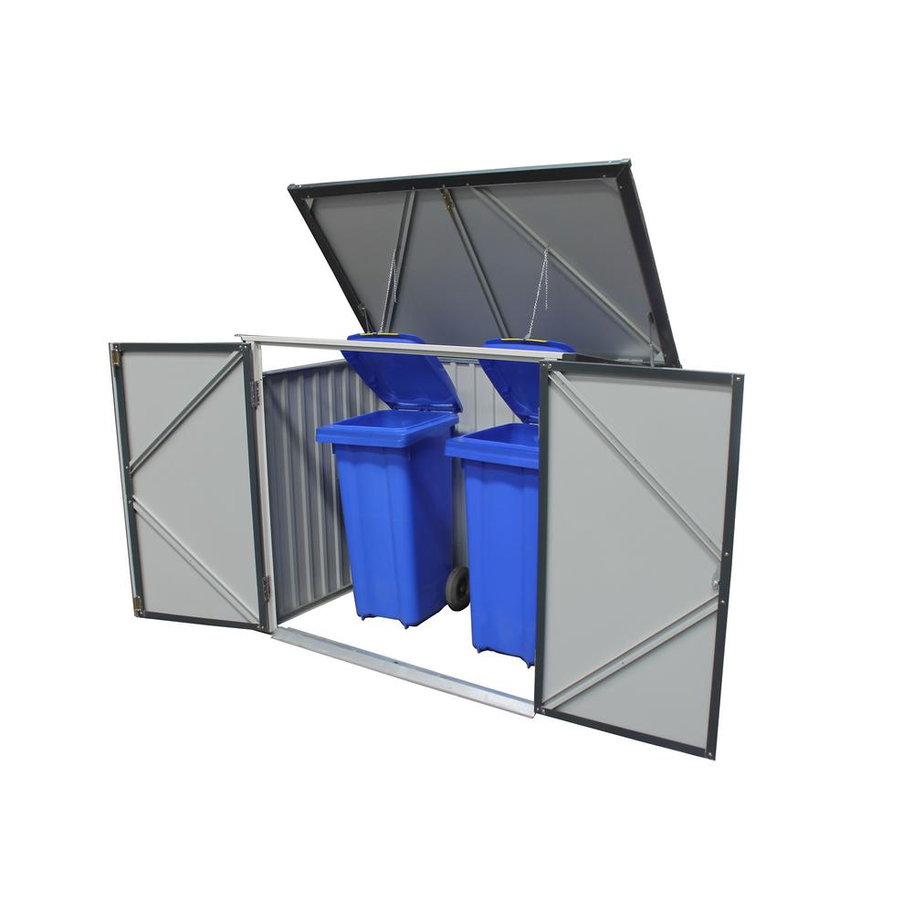 Duramax Building Products 5 Ft X 3 Ft Metal Trash Bin Storage throughout sizing 1000 X 1000