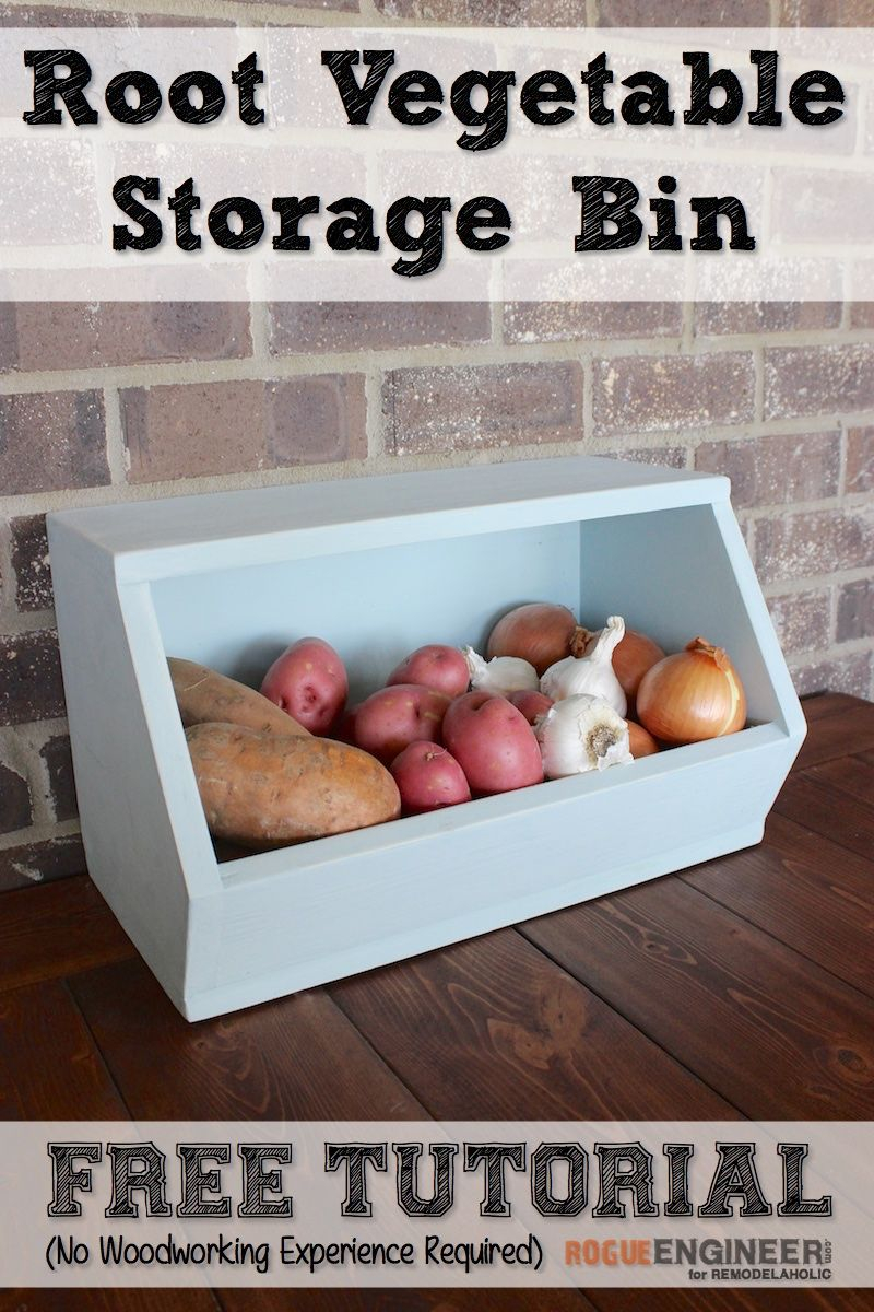 Easy Diy Root Vegetable Storage Bin Free Plans Tutorial Rogue with regard to proportions 800 X 1200