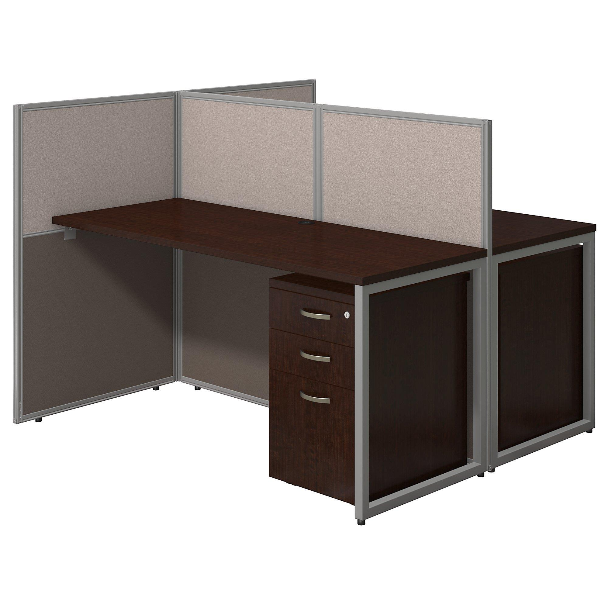 Easy Office 60w Two Person Straight Desk Open Office With Mobile within dimensions 2000 X 2000