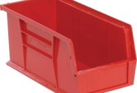 Edsal 13 Gal Stackable Plastic Storage Bin In Red 12 Pack for sizing 1000 X 1000