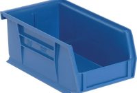 Edsal 145 Qt Stackable Plastic Storage Bin In Blue 24 Pack for size 1000 X 1000