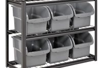 Edsal 33 In H X 44 In W X 16 In D 2 Shelves 6 Bin Shelving Rack inside size 1000 X 1000