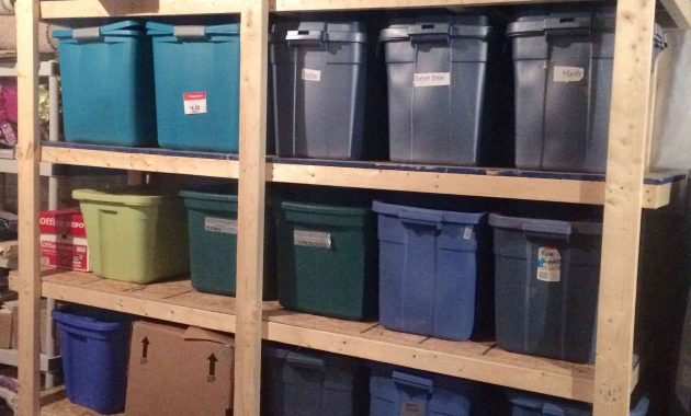 Storage Shelves For Rubbermaid Bins • Cabinet Ideas