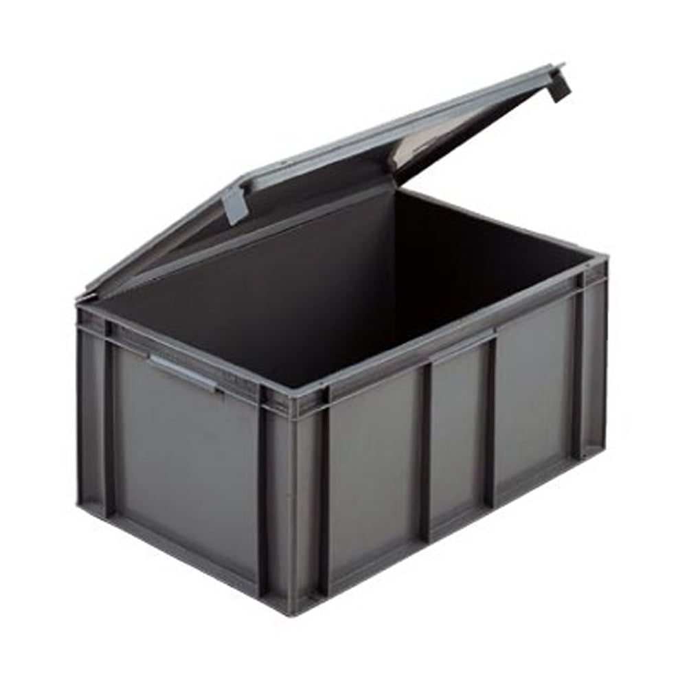 Euro Containers With Hinged Lid From Parrs Workplace Equipment inside sizing 1000 X 1000