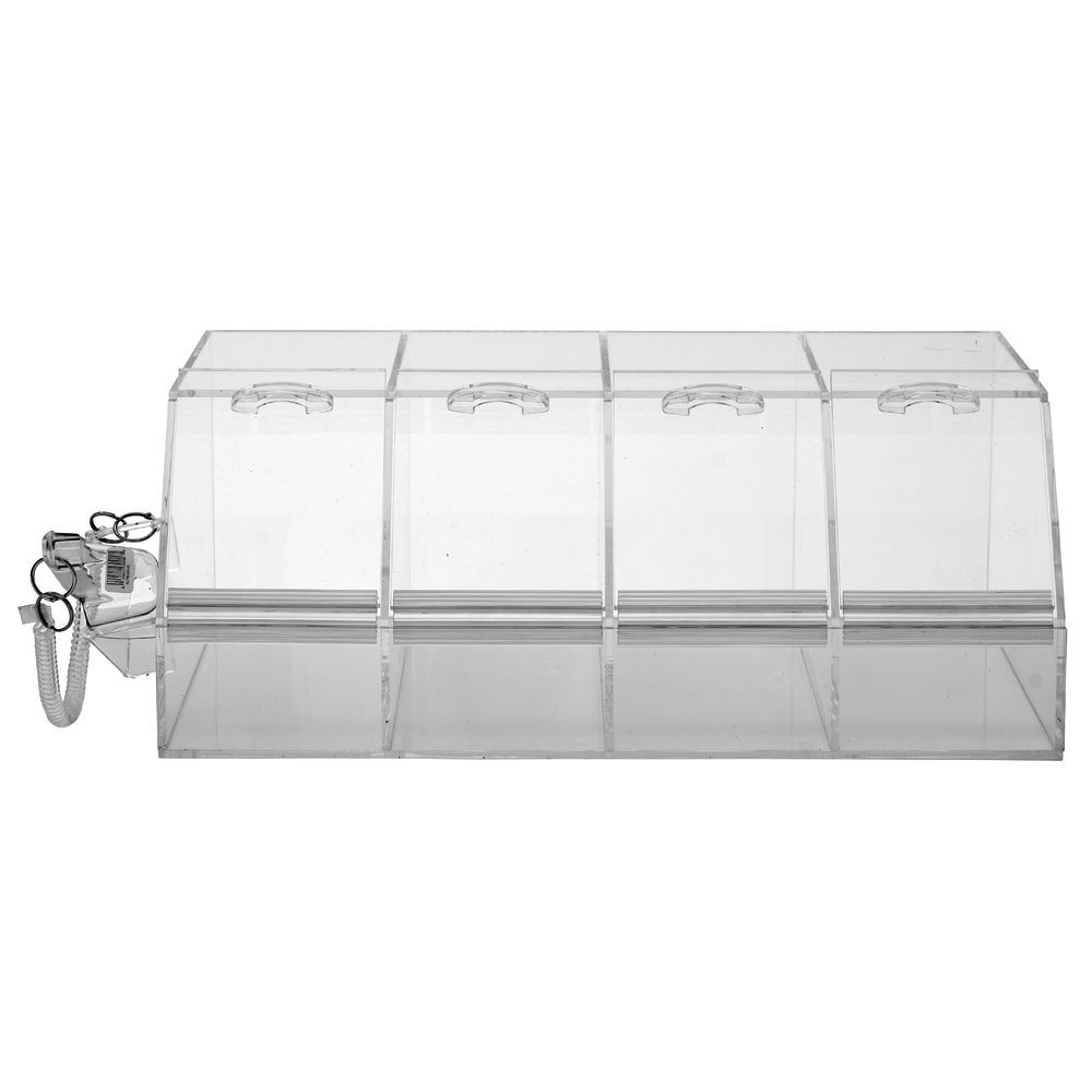 Expressly Hubert Clear Acrylic Stackable 4 Section Bulk Cereal pertaining to sizing 1000 X 1000