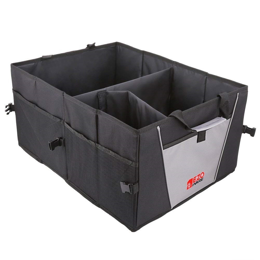 Ezoware Trunk Organizer Cargo Trunk Collapsable Storage Container pertaining to proportions 1001 X 1001