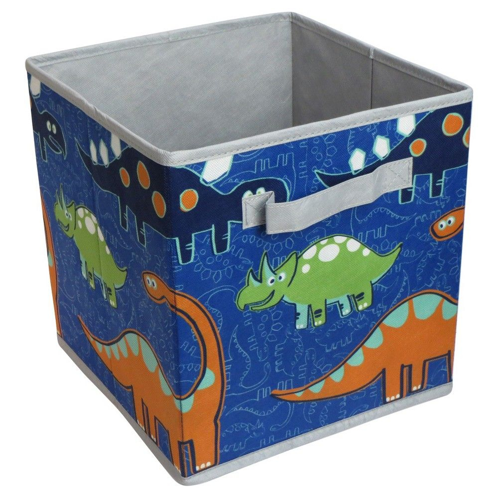 Fabric Cube Storage Bin 11 Blue Dinosaurs Circo Products in dimensions 1000 X 1000