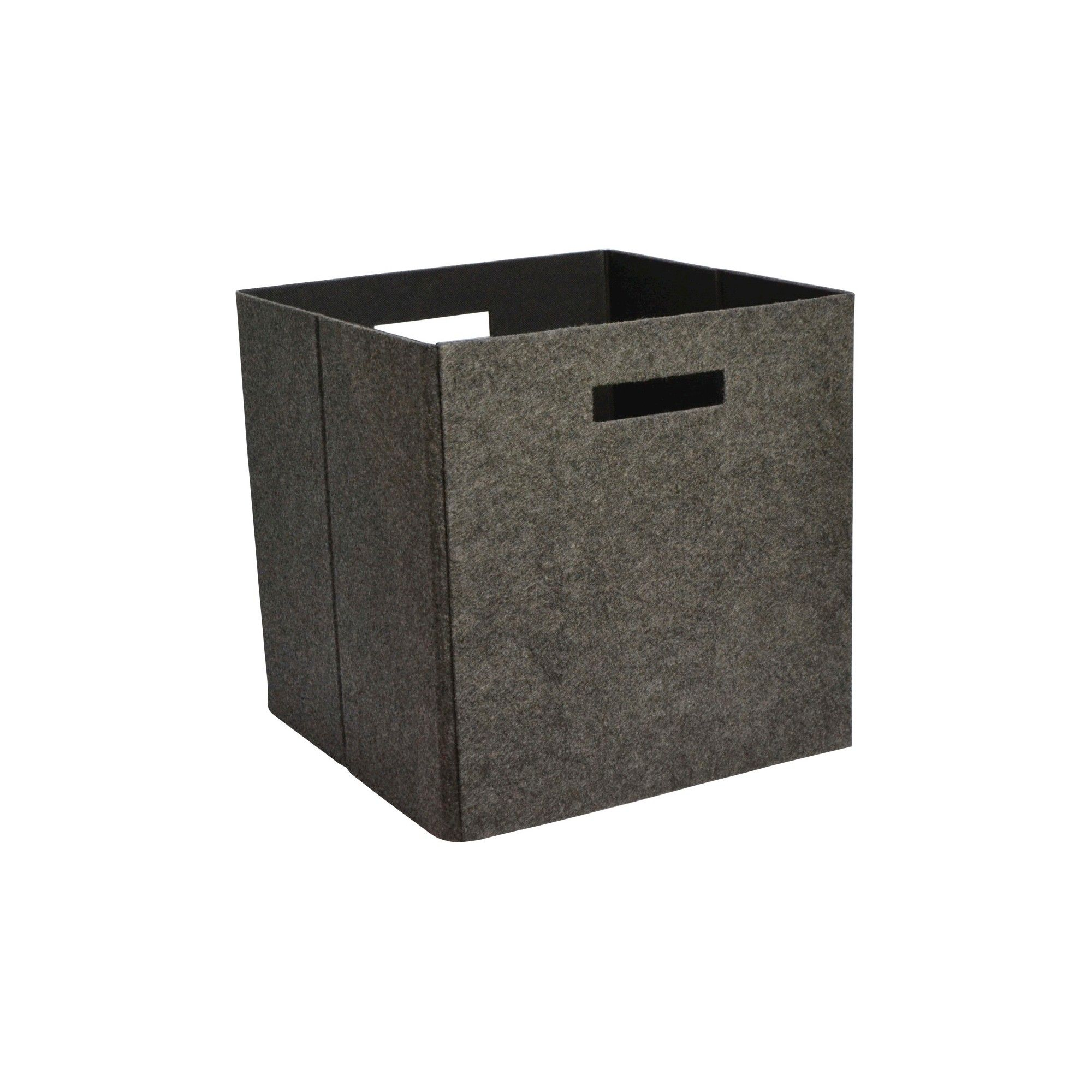 Fabric Cube Storage Bin 13 Dark Gray Felt Threshold Products for size 2000 X 2000