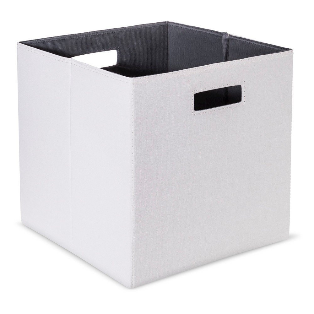 Fabric Cube Storage Bin 13 Sand Polyester Threshold Walmart in dimensions 1000 X 1000