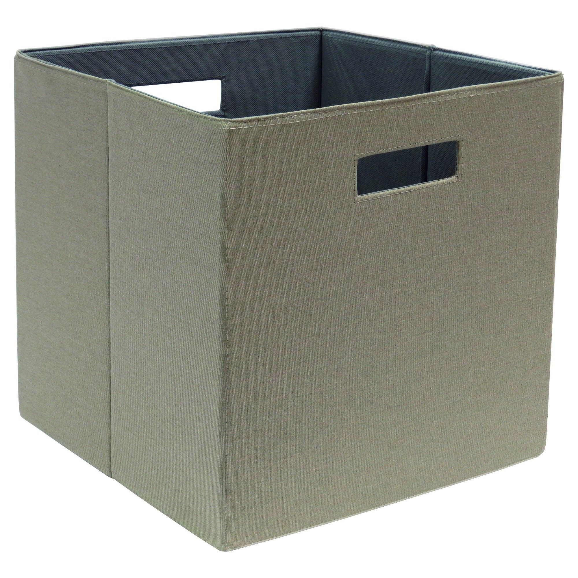 Fabric Cube Storage Bin 13 Threshold Light Peat Products Cube within proportions 2000 X 2000