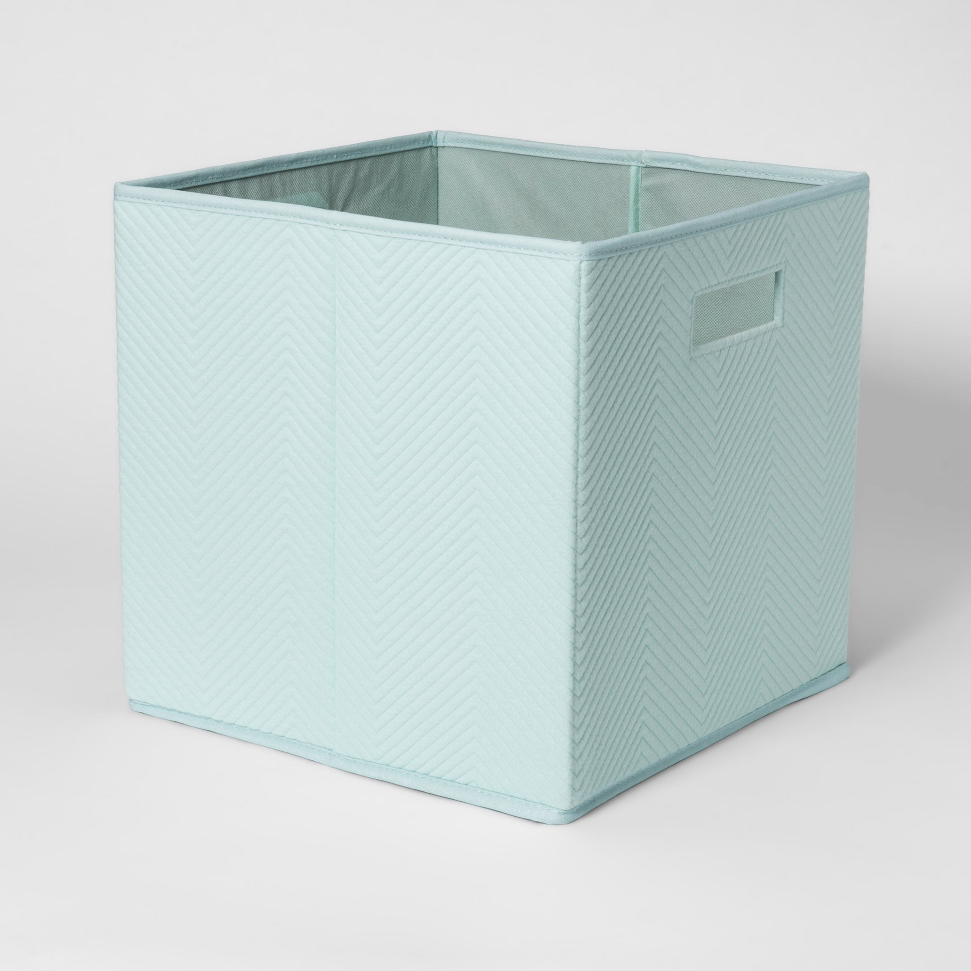 Fabric Cube Toy Storage Bin Aqua Blue Pillowfort In 2019 intended for size 2000 X 2000