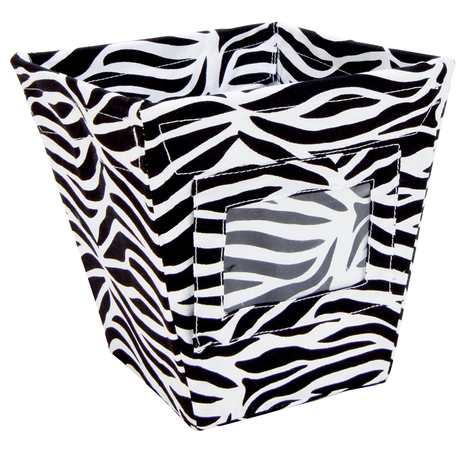 Fabric Storage Bin Zebra Print Small Warning This Is Not A Toy intended for sizing 1500 X 1449