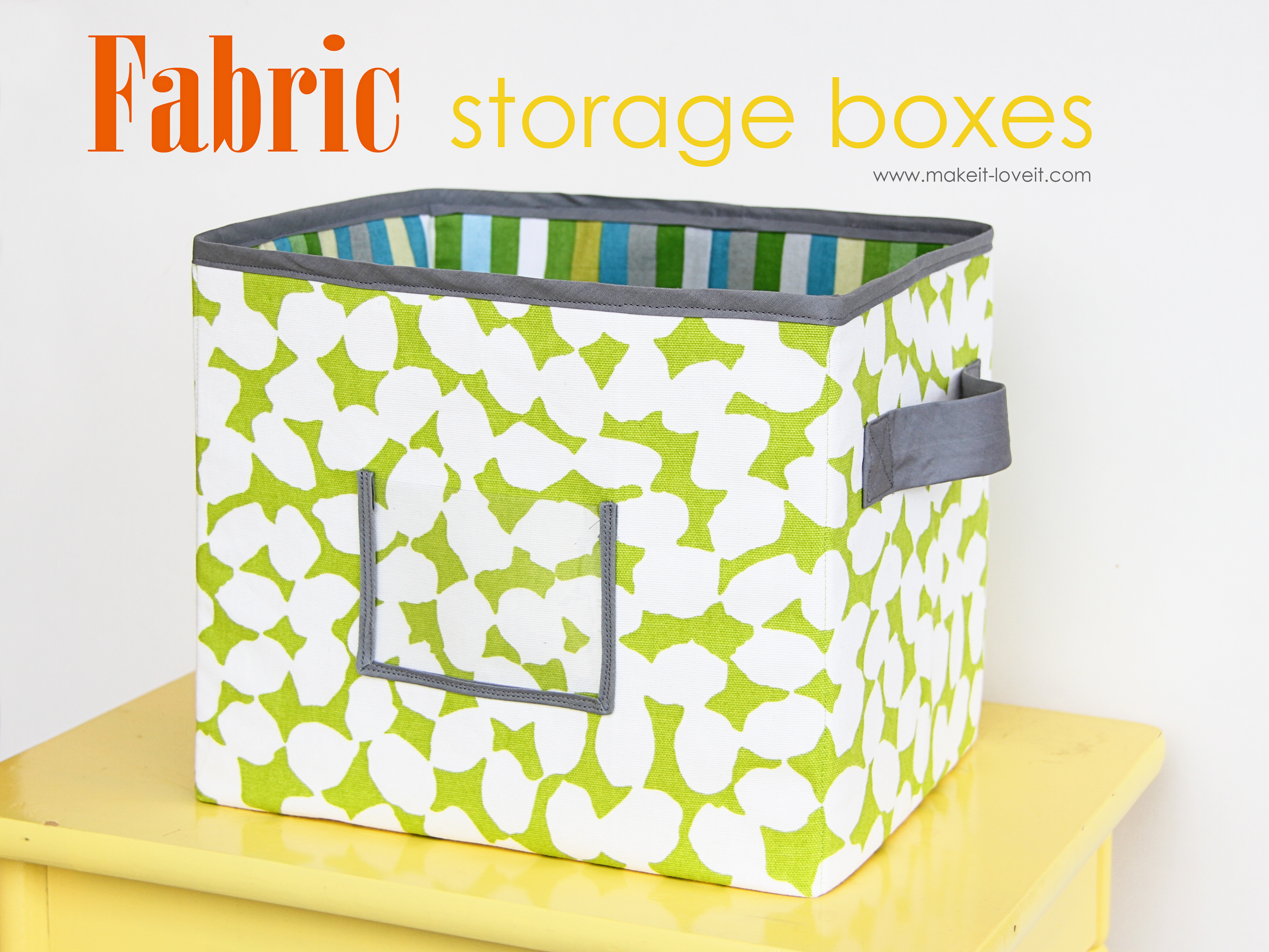 Fabric Storage Boxes Per Your Request Make It And Love It for sizing 4012 X 3009