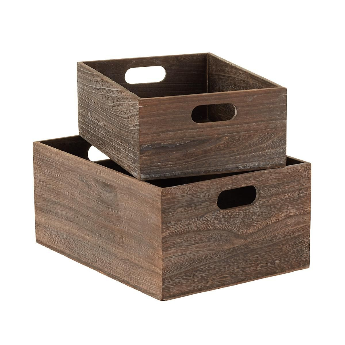 Feathergrain Wooden Storage Bins With Handles In 2019 Home pertaining to proportions 1200 X 1200