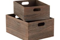 Feathergrain Wooden Storage Bins With Handles In 2019 Home within sizing 1200 X 1200